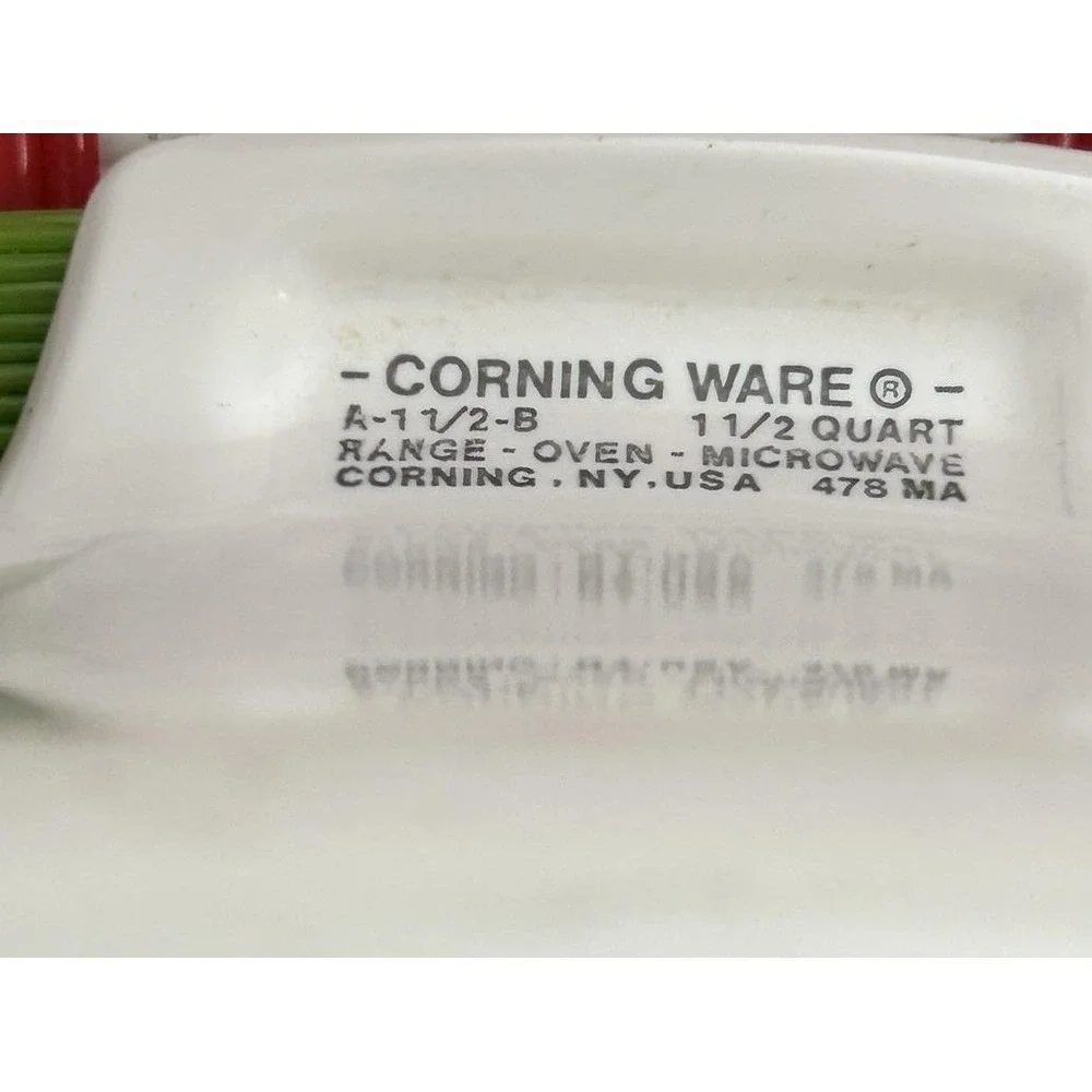 Vintage Corning Ware Spice O' Life 1.5 Qt Casserole‎ Dish A-1 1/2-B with Lid